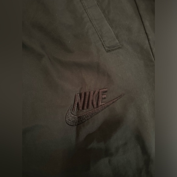 Vintage Men’s Nike Black Jogger Woven Nylon Embroidered Swoosh Logo Pants XL - Picture 5 of 15